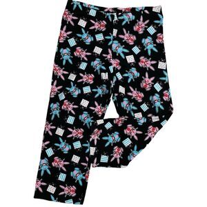 Y2K Happy Bunny Lounge Pants Size Large Vintage Sleepwear Pjs Mall Goth 2000s